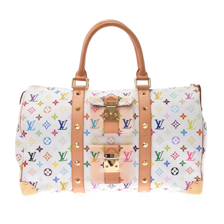 楽天市場】LOUIS VUITTON ルイヴィトン マルチカラー キーポル45 