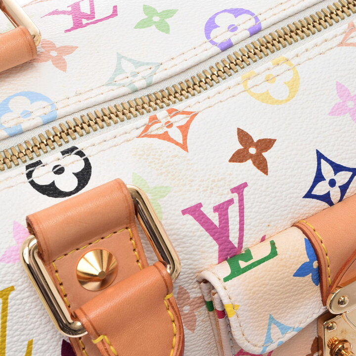 楽天市場】LOUIS VUITTON ルイヴィトン マルチカラー キーポル45 