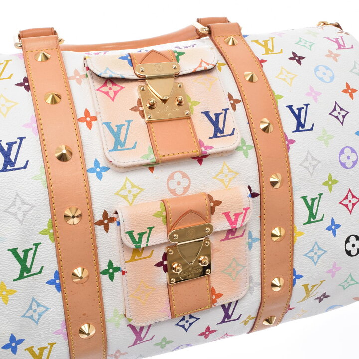 楽天市場】LOUIS VUITTON ルイヴィトン マルチカラー キーポル45 