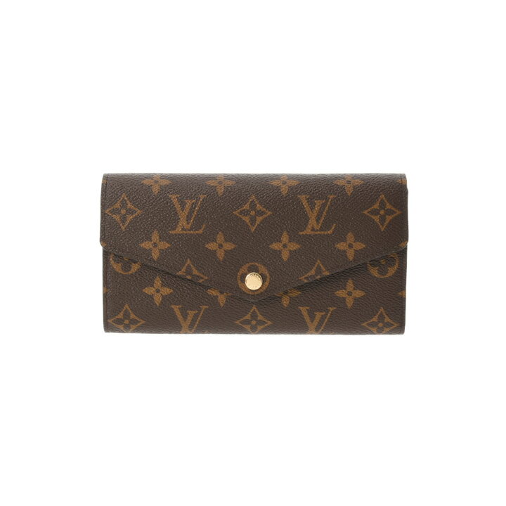 LOUIS VUITTON ルイヴィトン モノグラム ポルトフォイユ サラ ブラウン 