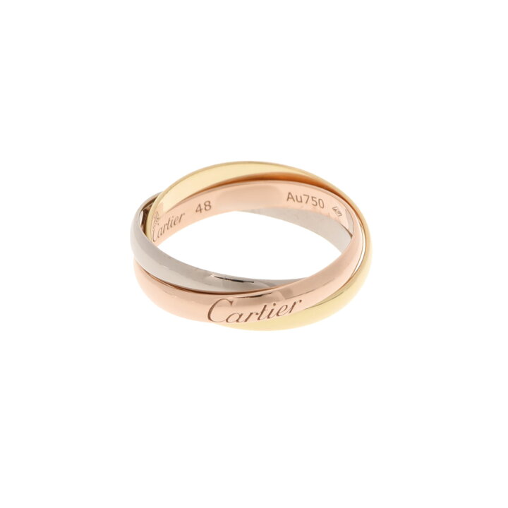 楽天市場】CARTIER カルティエ トリニティ 3連リング #48 9号 