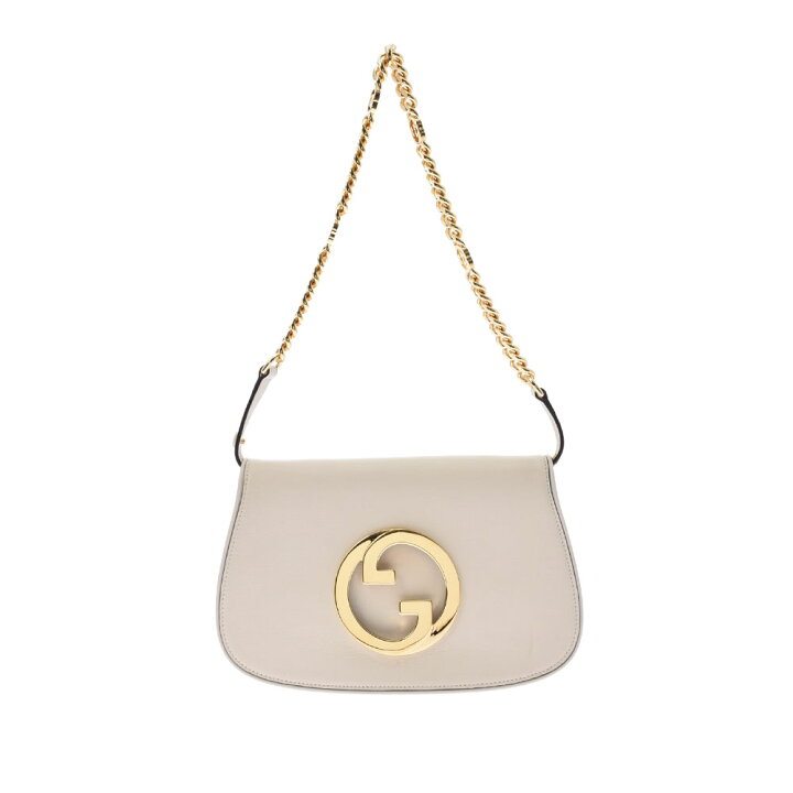 楽天市場】GUCCI グッチ ブロンディ チェーン 白 ゴールド金具 699268  