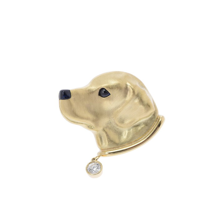 楽天市場】Gimel ギメル オニキス サファイア0.28ct ダイヤ0.068ct 犬 