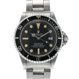 ロレックス シードゥエラー グレートホワイト 1665 7桁 61番(1980年頃製造) ブラック メンズ 腕時計 自動巻き 中古 銀蔵