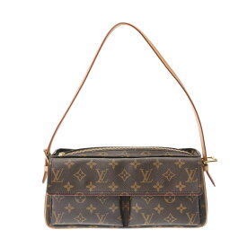 【最大15,000円OFFクーポン】LOUIS VUITTON ルイヴィトン モノグラム ヴィバシテ MM ブラウン M51164 レディース モノグラムキャンバス ショルダーバッグ Aランク 中古 銀蔵