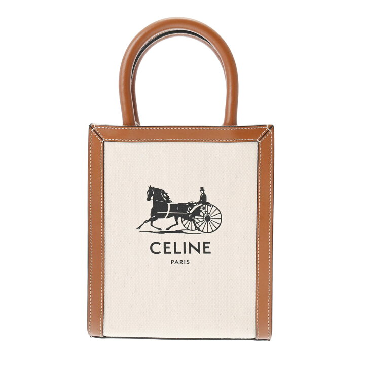 楽天市場】CELINE セリーヌ スモールバーティカルカバ ブラウン 192082 
