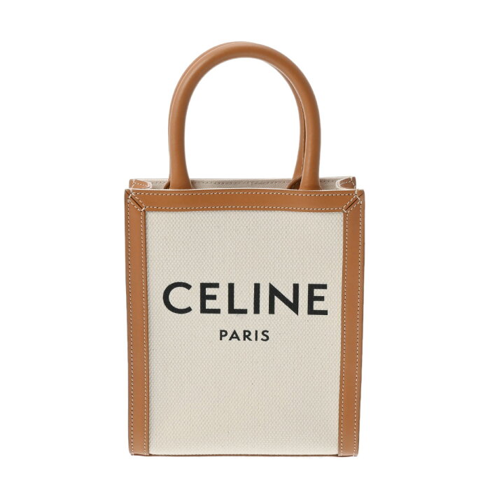楽天市場】CELINE セリーヌ バーティカルカバ ミニ ナチュラル/タン 