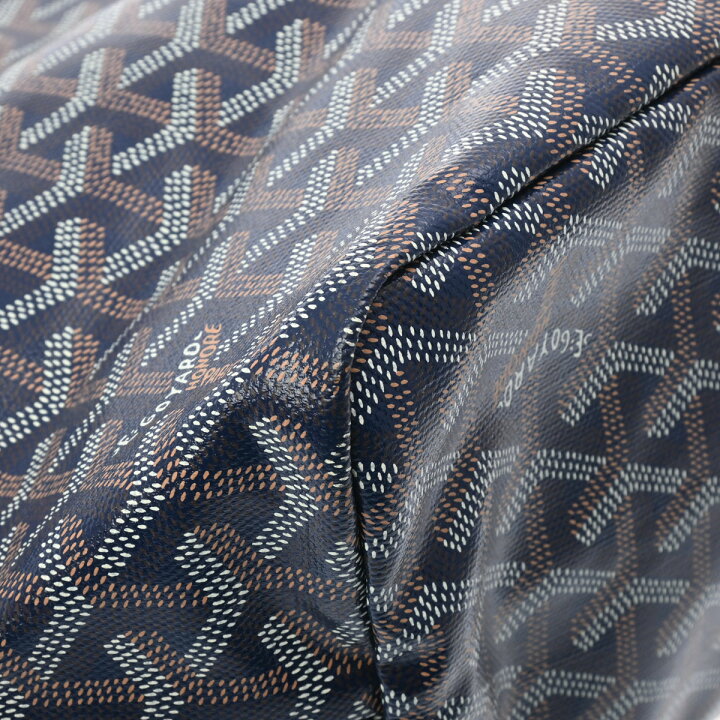 GOYARD ゴヤール サンルイ PM ネイビー ユニセックス PVC レザー 