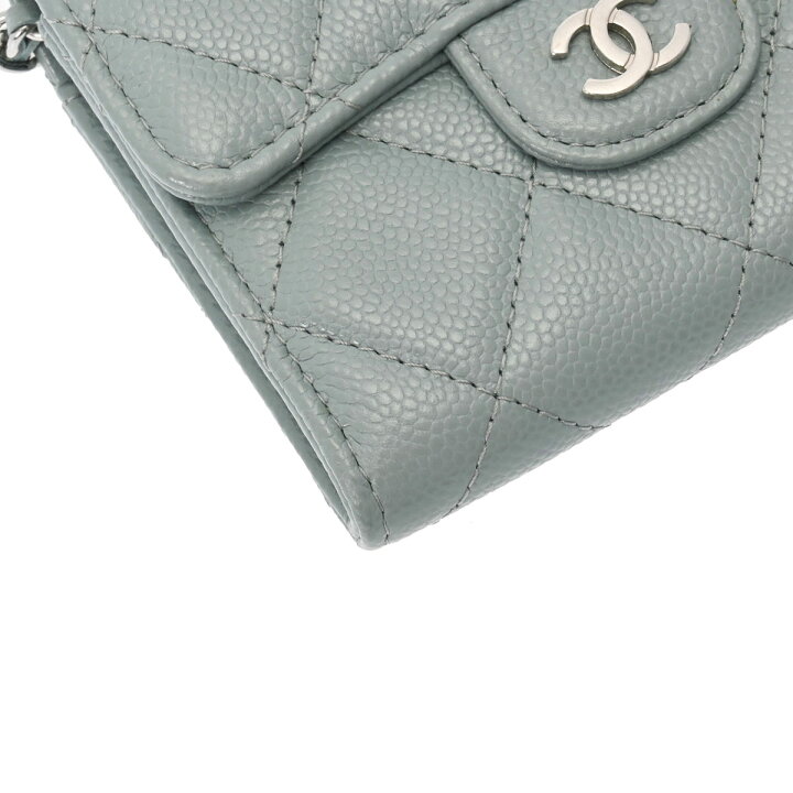 楽天市場】CHANEL シャネル マトラッセ ミニ チェーンウォレット 