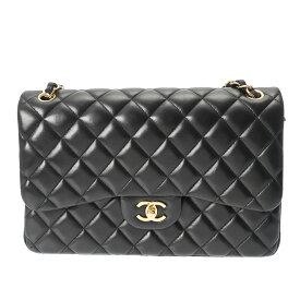 【ローン24回払い無金利】CHANEL シャネル マトラッセ Wフラップ チェーンショルダー 30cm 黒 シルバー金具 A58600 レディース ラムスキン ショルダーバッグ Aランク 中古 銀蔵