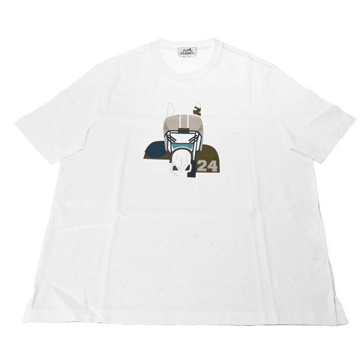 楽天市場】HERMES エルメス クールネック Tシャツ クォーターバッシュ  