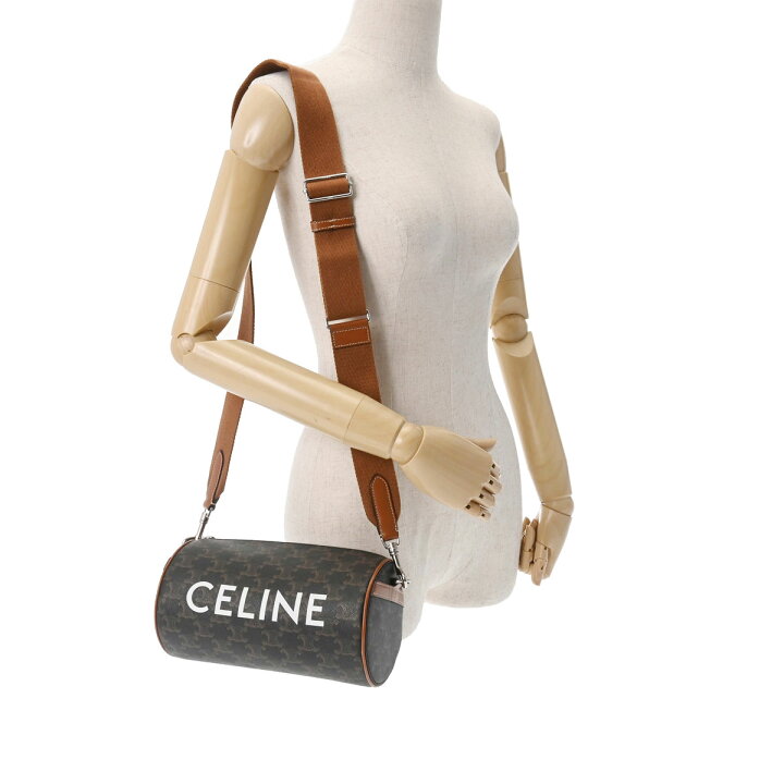 楽天市場】CELINE セリーヌ シリンダーバッグ トリオンフ タン  