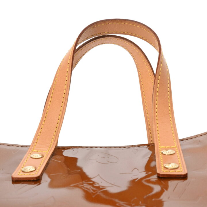 片面色移り格安！Louis Vuitton ブロンズ ヴェルニ リードPM