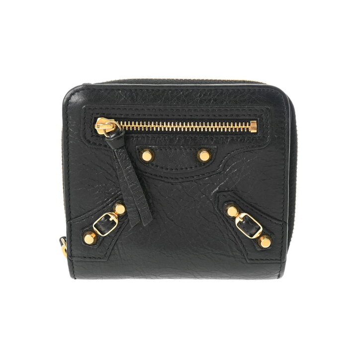 楽天市場】BALENCIAGA バレンシアガ 黒 ゴールド金具 310699 