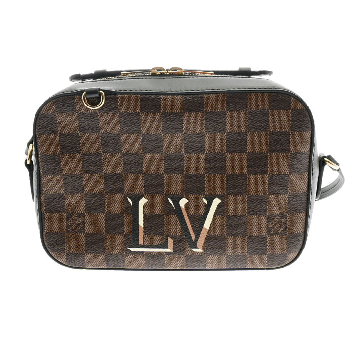 楽天市場】LOUIS VUITTON ルイヴィトン ダミエ サンタモニカ ブラウン 