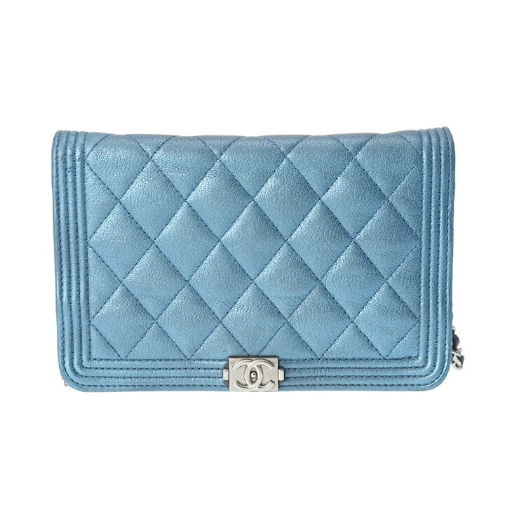 楽天市場】CHANEL シャネル ボーイシャネル チェーンウォレット  