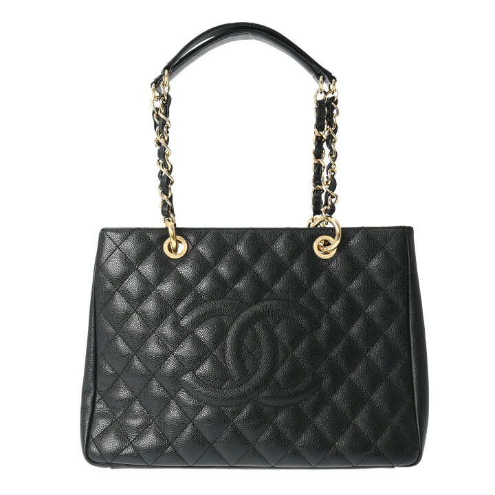 楽天市場】CHANEL シャネル GST グランドショッピングトート 黒 A50995 