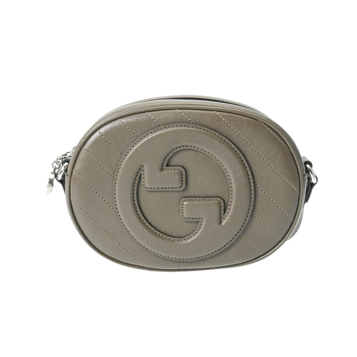 楽天市場】GUCCI グッチ ブロンディ ミニショルダー グレーブラウン系  