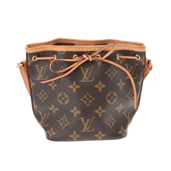楽天市場】LOUIS VUITTON ルイヴィトン モノグラム ナノノエ ブラウン  