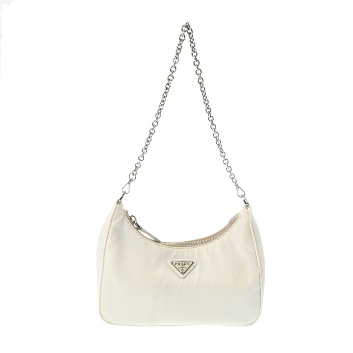 楽天市場】PRADA プラダ Re-Edition 2005 Re-Nylon バッグ 白 1BH204  