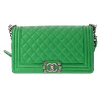 楽天市場】CHANEL ボーイ シャネル（カラーグリーン）（レディース 