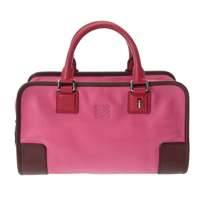 楽天市場】LOEWE ロエベ アマソナ 28 トリコロール 2WAY ピンク/レッド 