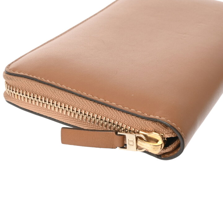 楽天市場】DELVAUX デルヴォー ラウンドファスナー財布 Dロゴ ベージュ  