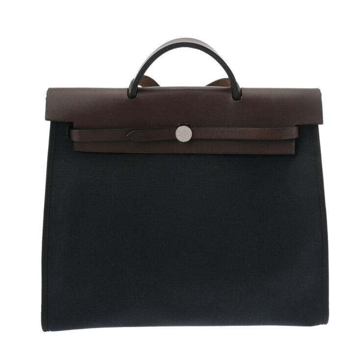 楽天市場】HERMES エルメス エールバッグジップ MM ブラック/ハバナ 