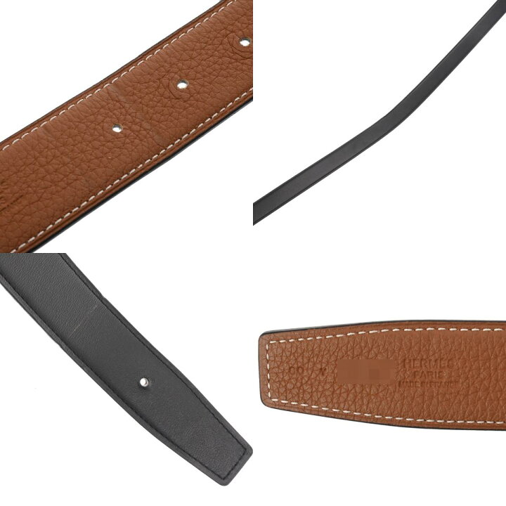 楽天市場】HERMES エルメス Hベルト サイズ80 ブラック/ゴールド Y刻印  