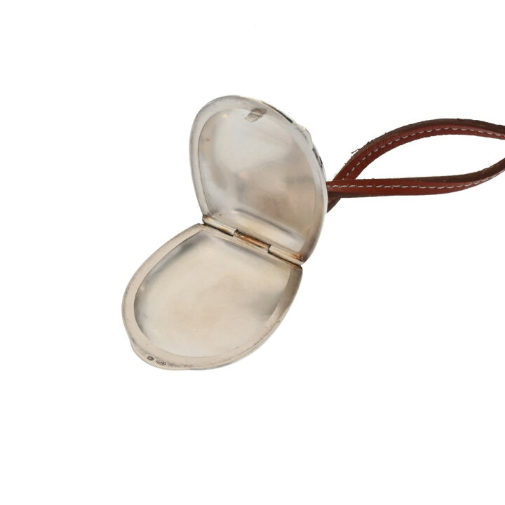 楽天市場】HERMES エルメス ネックレス ピルケース シルバー  