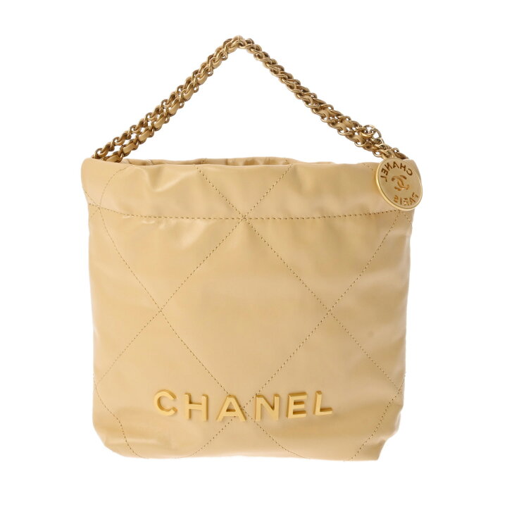 楽天市場】CHANEL シャネル シャネル22 ホーボーバッグ ベージュ 