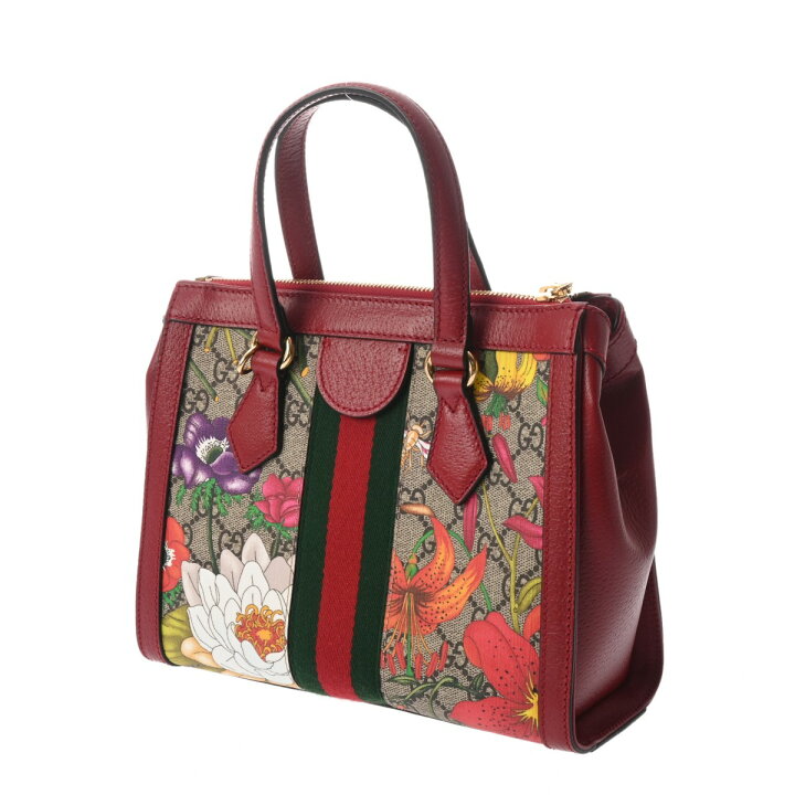 楽天市場】GUCCI グッチ オフィディア スモール フローラ 2WAYトート 