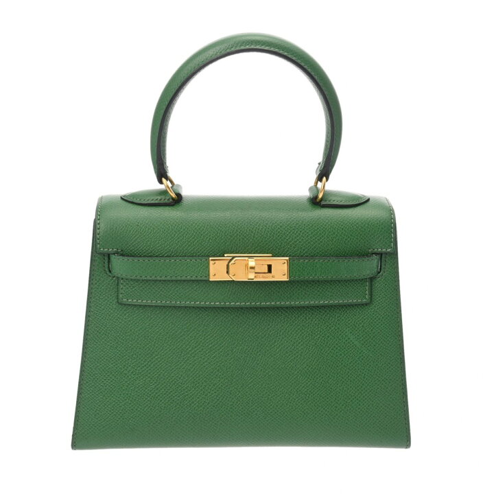 楽天市場】HERMES エルメス ミニケリー グリーン ○V刻印(1992年頃 