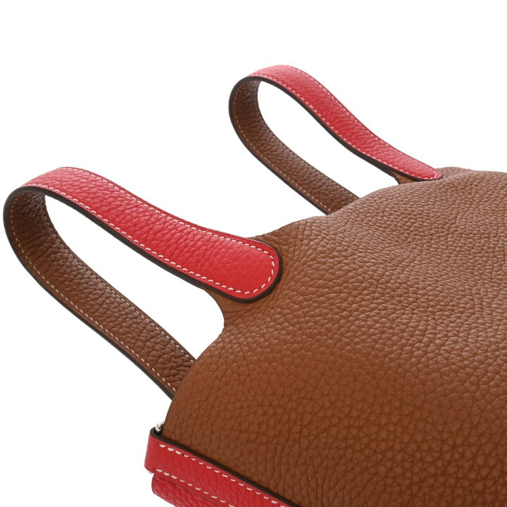 楽天市場】HERMES エルメス ピコタン ロック PM ルージュクー/ゴールド 