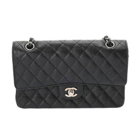 CHANEL シャネル マトラッセ クラシック ハンドバッグ 25cm ブラック A01112 レディース グレインドカーフスキン ショルダーバッグ Aランク 中古【ローン24回払い無金利】 銀蔵