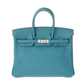 HERMES エルメス バーキン 25 ターコイズ □R刻印(2014年頃) レディース ヴォースイフト ハンドバッグ ABランク 中古【ローン24回払い無金利】 銀蔵