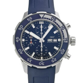 IWC アクアタイマー クロノ IW376711 ブルー メンズ 腕時計 自動巻き 中古 銀蔵