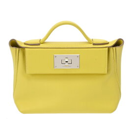 【〜3/11 最大5万円クーポン】HERMES エルメス ヴァンキャトル ミニ 21 ライム U刻印(2022年頃) レディース エバーカラー スイフト ハンドバッグ ABランク 中古【ローン24回払い無金利】 銀蔵