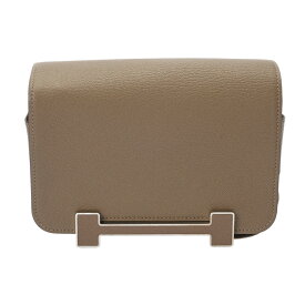 【〜3/11 最大5万円クーポン】HERMES エルメス ゲタ エトゥープ U刻印(2022年頃) レディース シェーブル ショルダーバッグ Aランク 中古【ローン24回払い無金利】 銀蔵