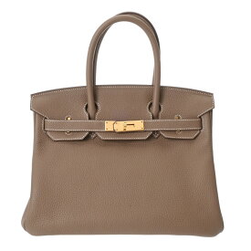 【〜3/11 最大5万円クーポン】HERMES エルメス バーキン 30 エトゥープ A刻印(2017年頃) レディース トゴ ハンドバッグ ABランク 中古【ローン24回払い無金利】 銀蔵