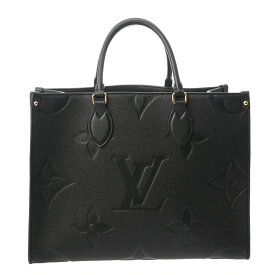 【〜3/11 最大5万円クーポン】LOUIS VUITTON ルイヴィトン モノグラムアンプラント オンザゴー MM ノワール M45595 レディース レザー トートバッグ Bランク 中古 銀蔵