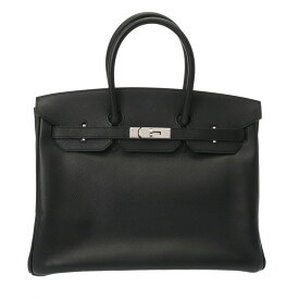 【〜3/11 最大5万円クーポン】HERMES エルメス バーキン 35 黒 □K刻印(2007年頃) ユニセックス ヴォーエプソン ハンドバッグ ABランク 中古【ローン24回払い無金利】 銀蔵