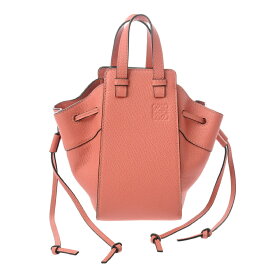 LOEWE ロエベ ハンモックミニ 2WAY ピンクチューリップ A538V07X10 レディース カーフ ショルダーバッグ Aランク 中古 銀蔵