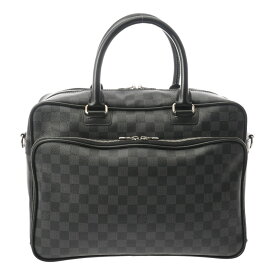 LOUIS VUITTON ルイヴィトン ダミエグラフィット イカール ブラック N23253 メンズ ダミエキャンバス ビジネスバッグ ABランク 中古 銀蔵