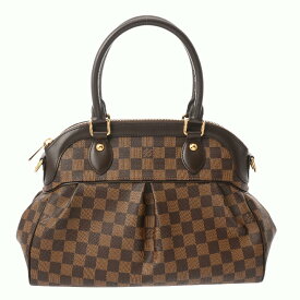 LOUIS VUITTON ルイヴィトン ダミエ トレヴィ PM ブラウン N51997 ボーイズ ダミエキャンバス ハンドバッグ Aランク 中古 銀蔵