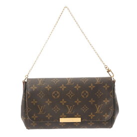 LOUIS VUITTON ルイヴィトン モノグラム フェイボリット MM ブラウン M40718 レディース モノグラムキャンバス ショルダーバッグ Bランク 中古 銀蔵