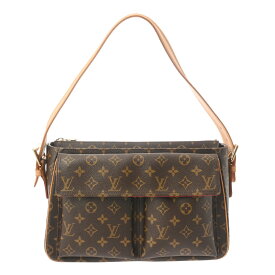 LOUIS VUITTON ルイヴィトン モノグラム ヴィバシテ GM ブラウン M51163 レディース モノグラムキャンバス ショルダーバッグ ABランク 中古 銀蔵