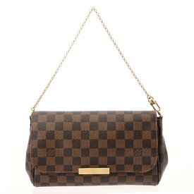 LOUIS VUITTON ルイヴィトン ダミエ フェイボリット MM 2WAY ブラウン N41129 レディース ダミエキャンバス ショルダーバッグ ABランク 中古 銀蔵