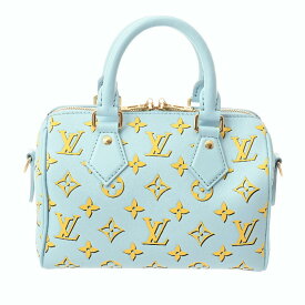 LOUIS VUITTON ルイヴィトン モノグラム スピーディバンドリエール 20 ベビーブルー M25454 レディース モノグラムキャンバス ハンドバッグ ABランク 中古 銀蔵