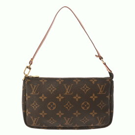LOUIS VUITTON ルイヴィトン モノグラム ポシェット アクセソワール ブラウン M51980 レディース モノグラムキャンバス アクセサリーポーチ Bランク 中古 銀蔵